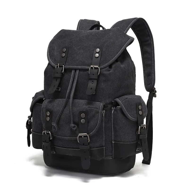 Mortani Ombra Vintage Canvas Backpack