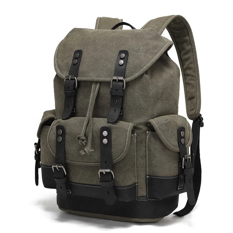 Mortani Ombra Vintage Canvas Backpack
