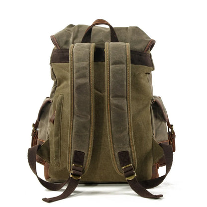 Mortani Ombra Vintage Canvas Backpack