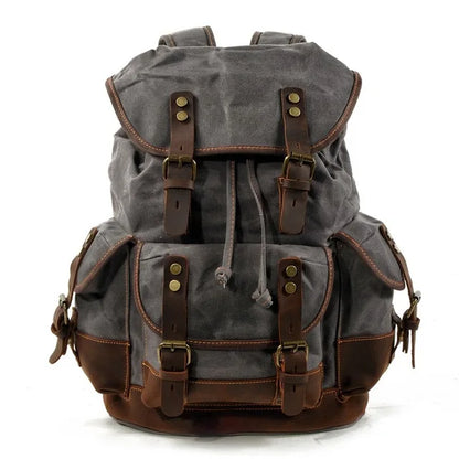 Mortani Ombra Vintage Canvas Backpack