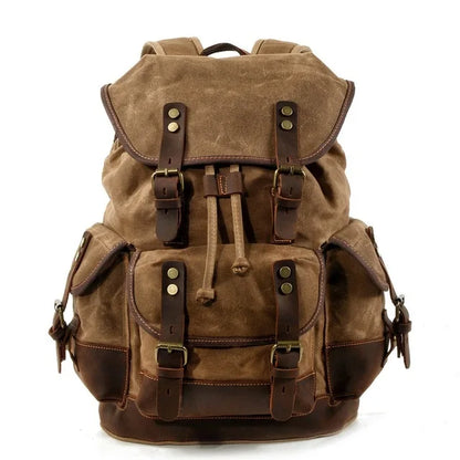 Mortani Ombra Vintage Canvas Backpack