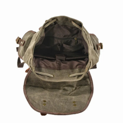 Mortani Ombra Vintage Canvas Backpack