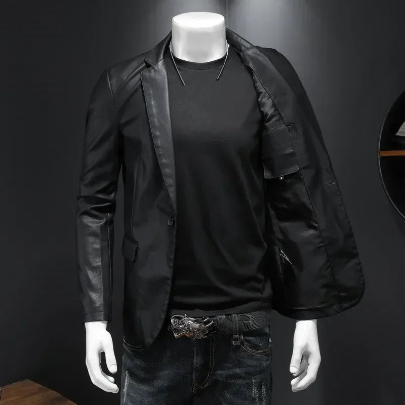 Mortani Forma Leather Blazer
