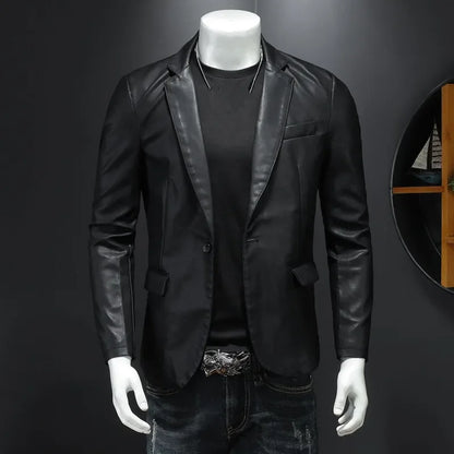 Mortani Forma Leather Blazer