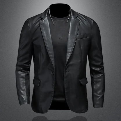 Mortani Forma Leather Blazer