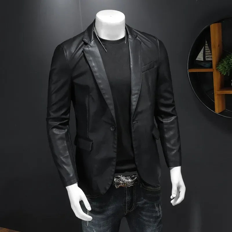 Mortani Forma Leather Blazer