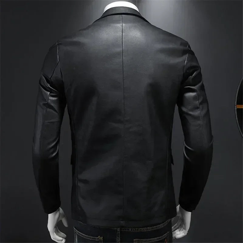 Mortani Forma Leather Blazer