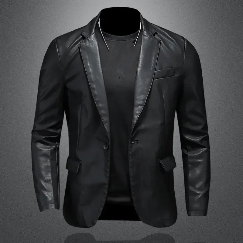 Mortani Forma Leather Blazer