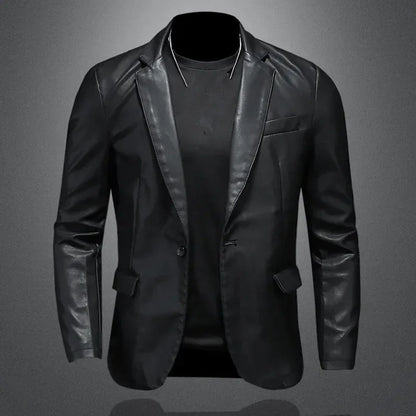Mortani Forma Leather Blazer