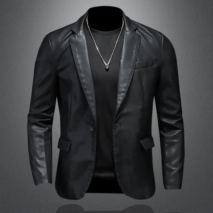 Mortani Forma Leather Blazer