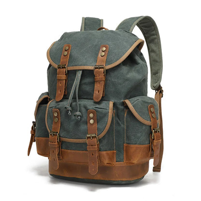 Mortani Ombra Vintage Canvas Backpack